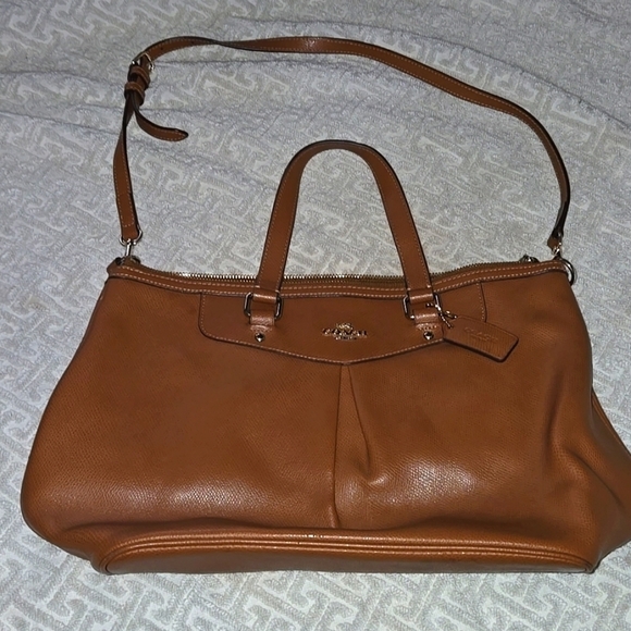 VINTAGE Coach PLEAT TOTE IN CROSSGRAIN LEATHER (COACH F34680) - Picture 2 of 10